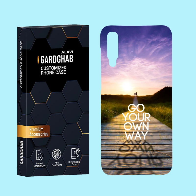 کاور گارد قاب علوی مدل متن مناسب برای گوشی موبایل سامسونگ Galaxy A50 / A50s / A30s