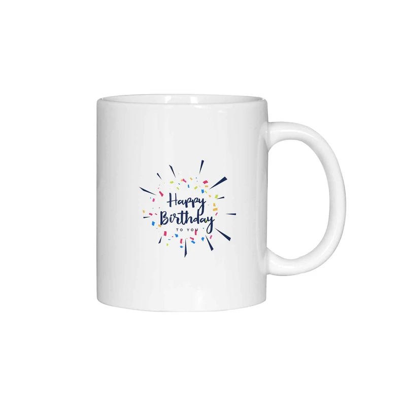 ماگ ژالینو طرح تبریک تولد کد 001