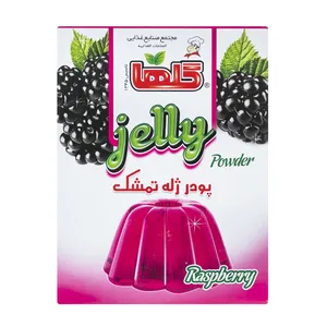 پودر ژله تمشک گلها مقدار 100 گرم
