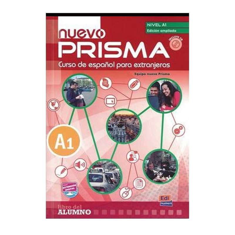 کتاب زبان اسپانیایی Nuevo Prisma A1 اثر مولفان نشر پندارقلم دو جلدی