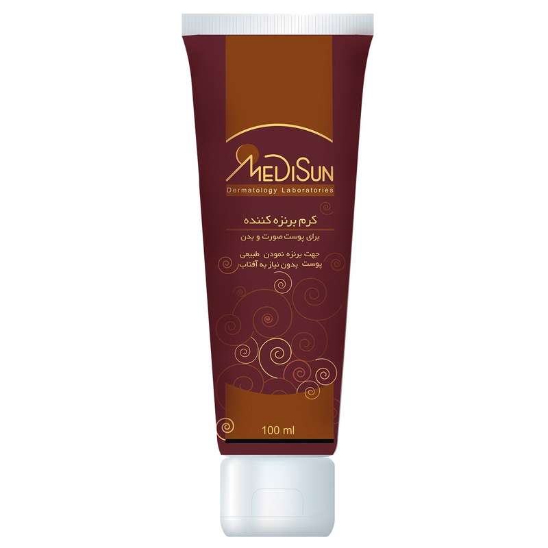 کرم برنزه کننده مدیسان مناسب پوست صورت و بدن 100ml کرم برنزه کننده مدیسان مناسب پوست صورت و بدن 100ml