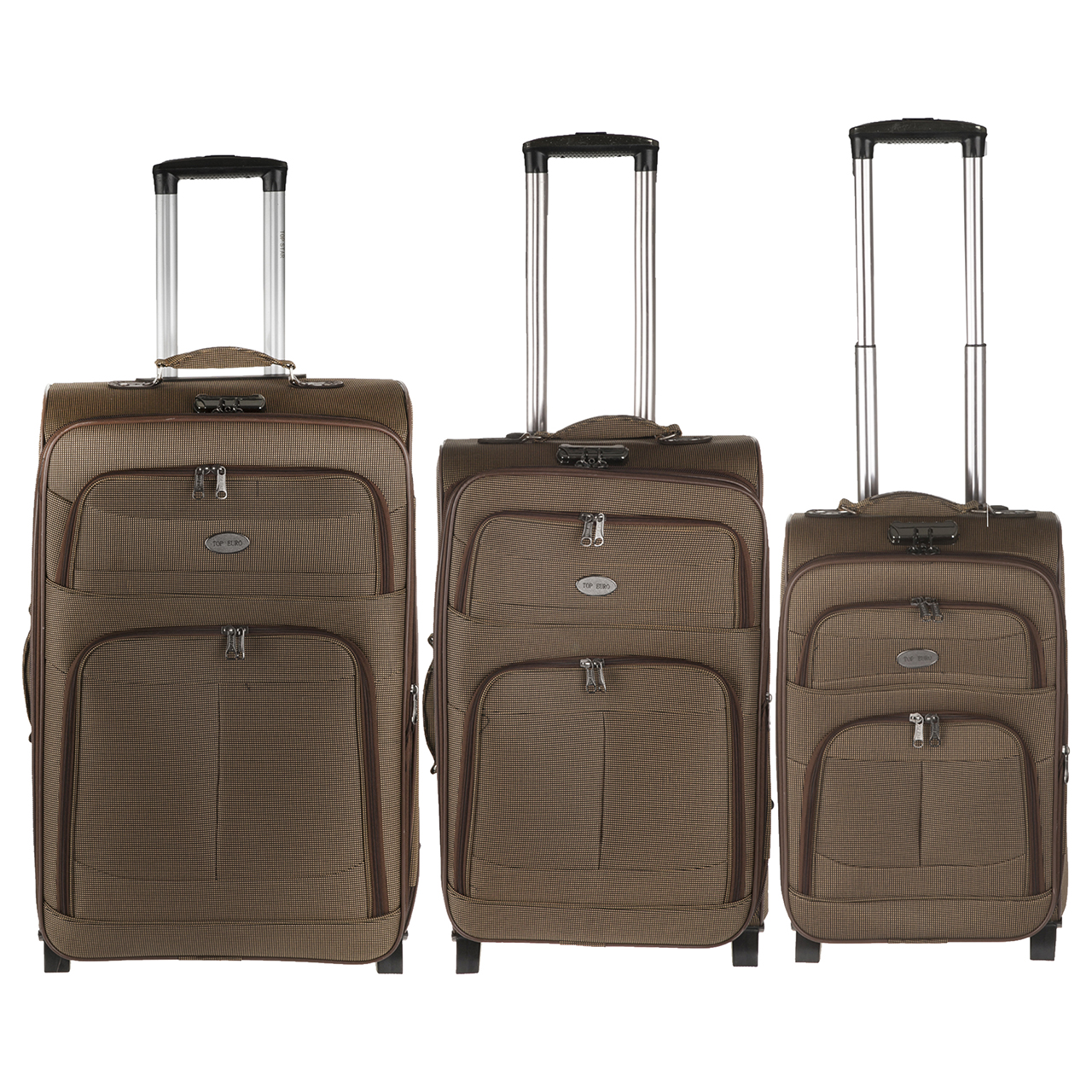 مجموعه سه عددی چمدان تاپ یورو مدل 01