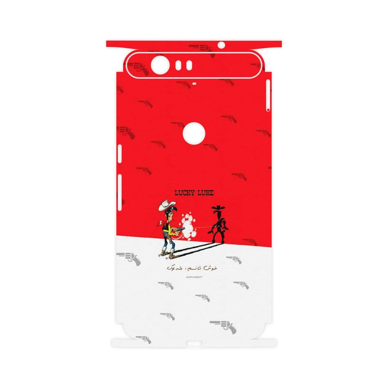 برچسب پوششی ماهوت مدل Lucky Luke-FullSkin مناسب برای گوشی موبایل گوگل Nexus 6P