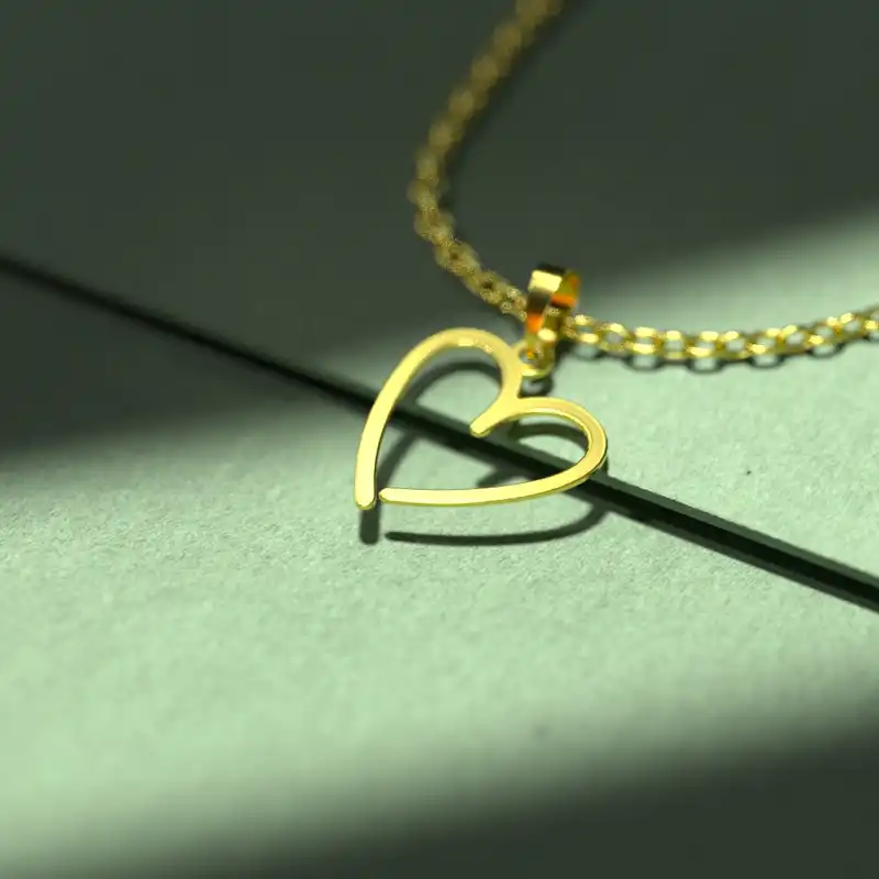 گردنبند طلا 18 عیار زنانه مدوپد مدل گل کد CA10854