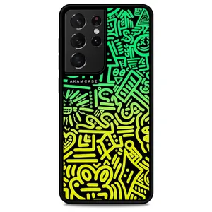 AKAM AMC-WSGS21U-DOODLE16 Cover For Samsung Galaxy S21 Ultra