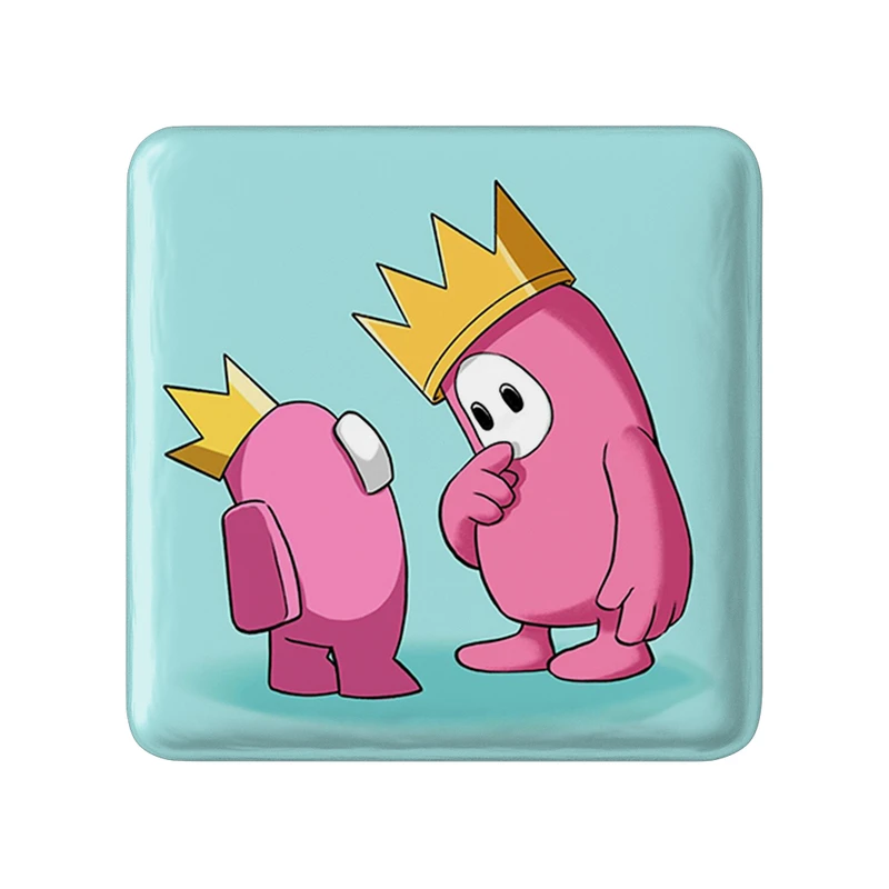 مگنت خندالو طرح بازی فال گایز (Fall Guys) مدل مربعی کد 32811