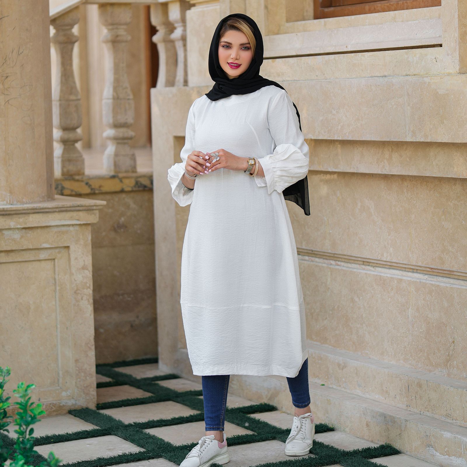 پیراهن زنانه السانا مدل نورسا کد 123735 -  - 2
