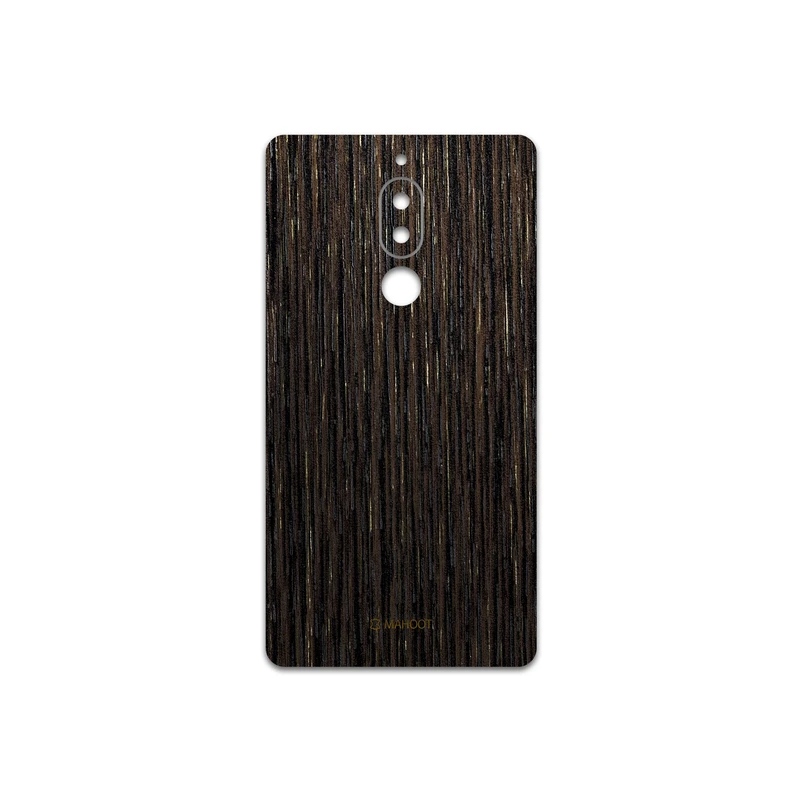 برچسب پوششی ماهوت مدل Dark-Gold-Stripes-Wood مناسب برای گوشی موبایل هیوندای Seoul Mix