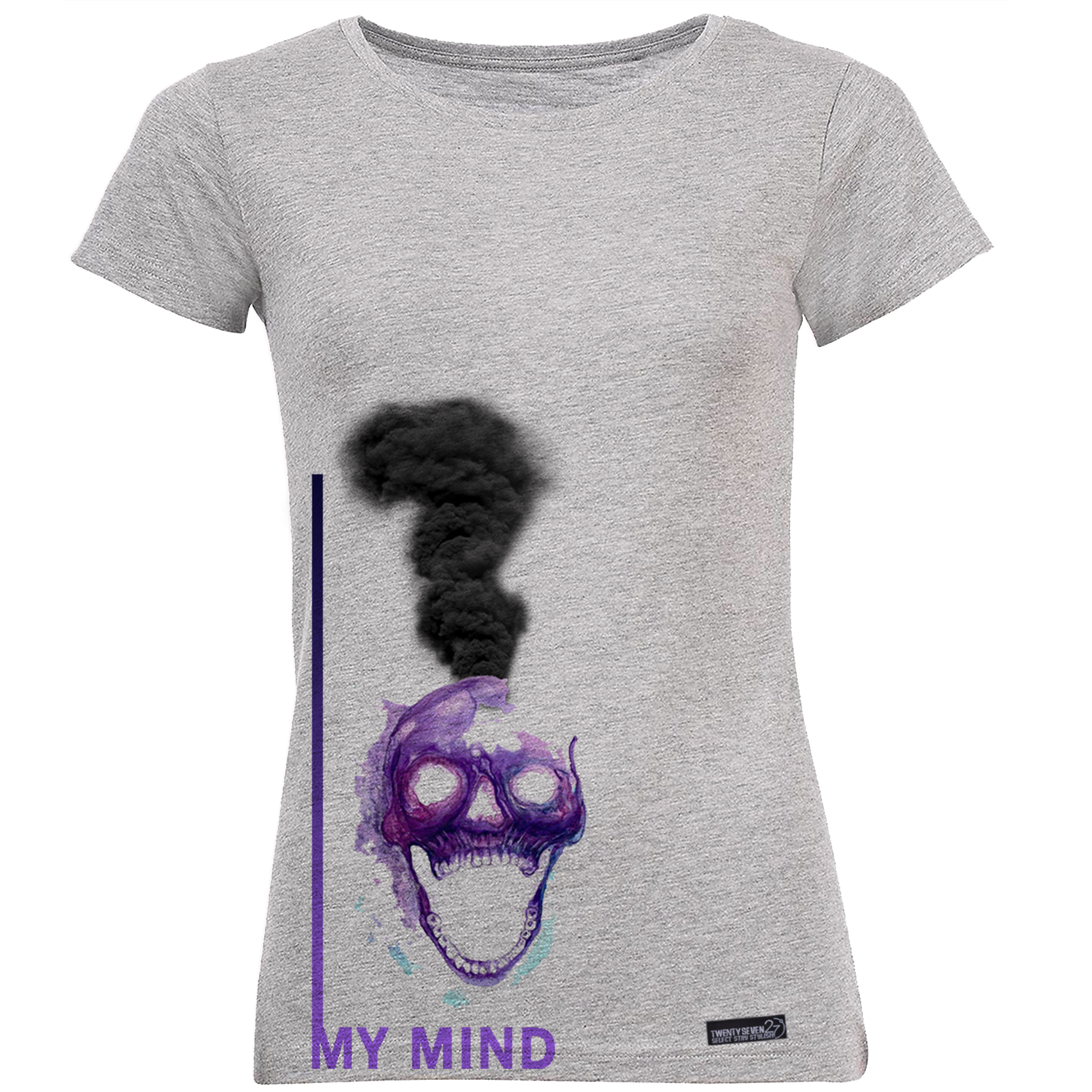 تی شرت آستین کوتاه زنانه 27 مدل My Mind کد MH1532