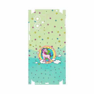 MAHOOT Rainbow unicorn adventure-FullSkin Cover Sticker for Motorola Moto G14