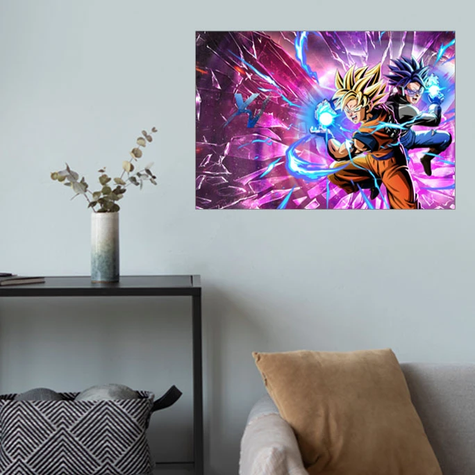 پوستر گوفی مدل گوکو انیمه دراگون بال زی طرح Son Goku Dragon Ball Z Anime طرح PINK21
