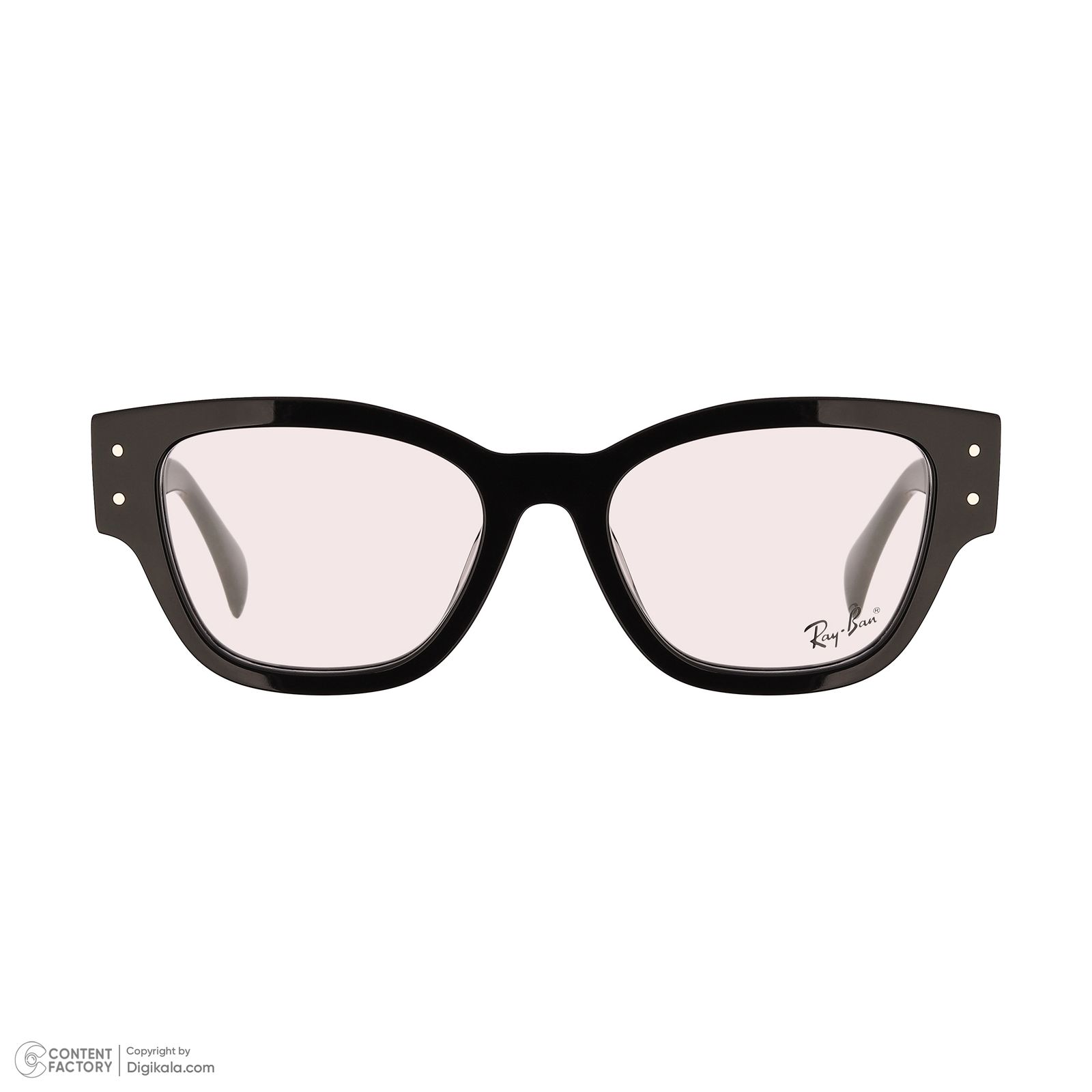 فریم عینک طبی ویفرر (Wayfarer) زنانه ری بن مدل 0RB7681V-2000 مناسب برای صورت مستطیل، مربع، قلب و بیضی -  - 5