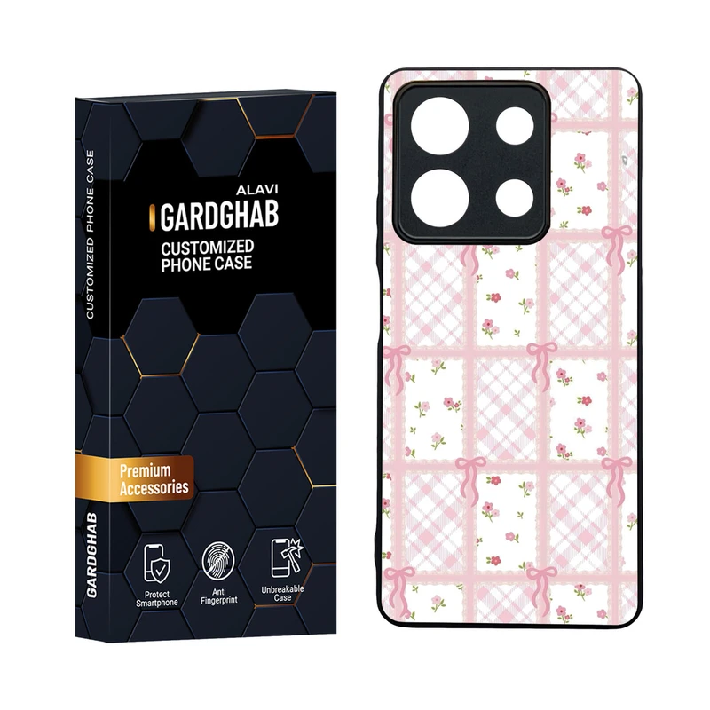 کاور گارد قاب مدل دورژله ای دخترانه مناسب برای گوشی موبایل شیائومی Redmi Note 13 5G