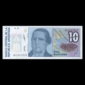 اسکناس تزئینی طرح کشور آرژانتین مدل 10 آسترال 1987 UNC
