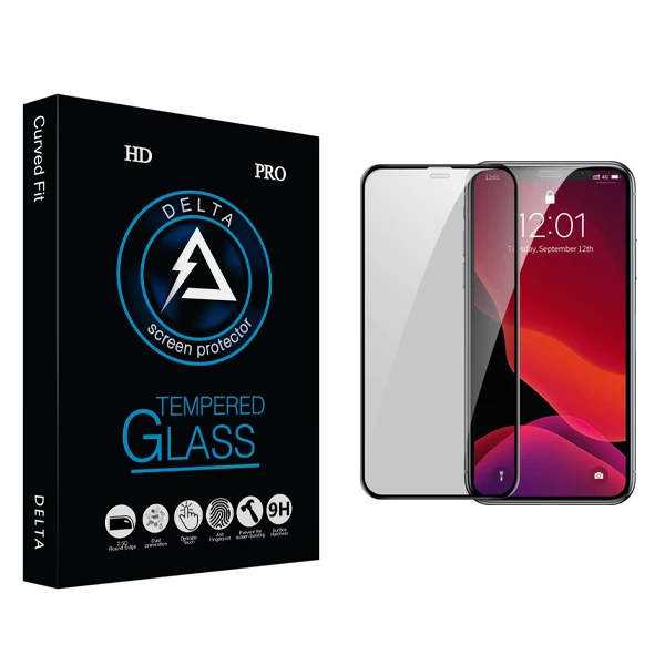 محافظ صفحه نمایش سرامیکی دلتا مدل HD مناسب برای گوشی موبایل اپل iPhone 12 Pro Max