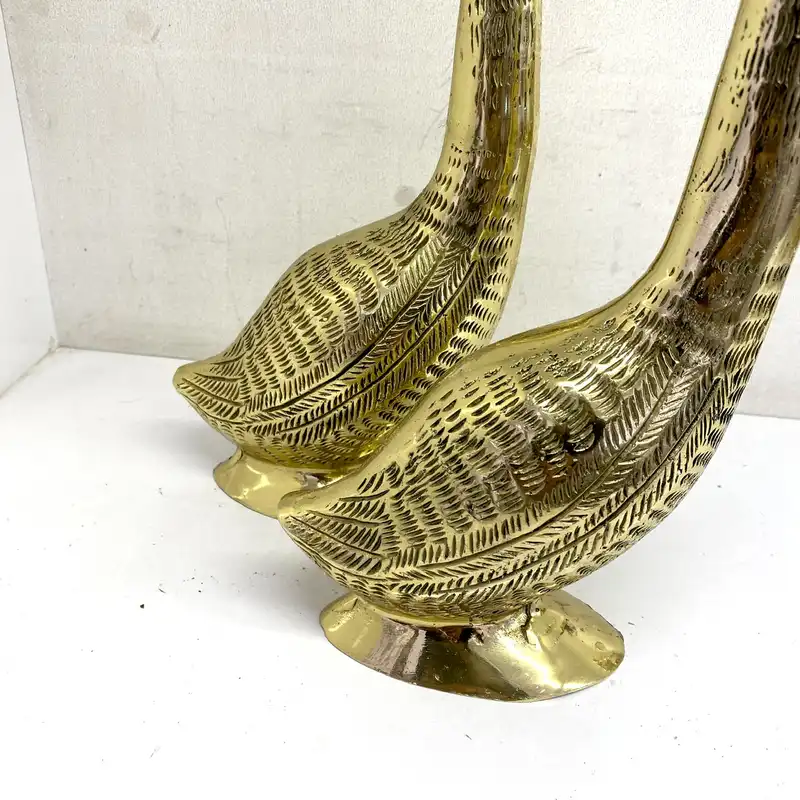 دکوری برنجی مدل درنا کد 2310g829 بسته 2 عددی