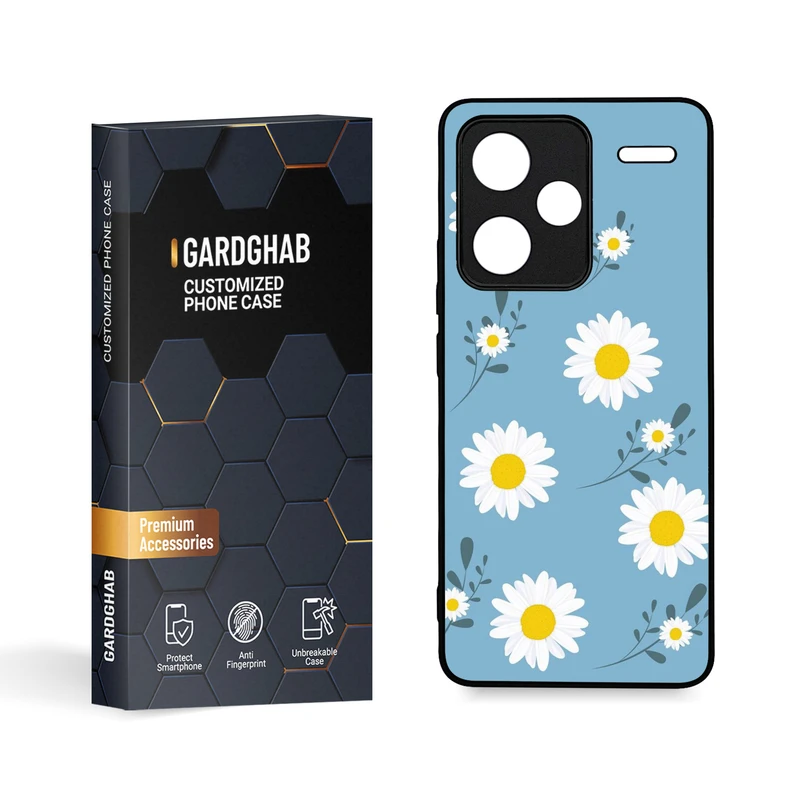 کاور گارد قاب مدل گل مناسب برای گوشی موبایل شیائومی Redmi Note 13 Pro Plus 5G 