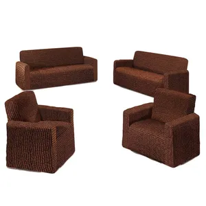 کاور مبل هفت نفره کلاسیک مدل K35331 عنابی