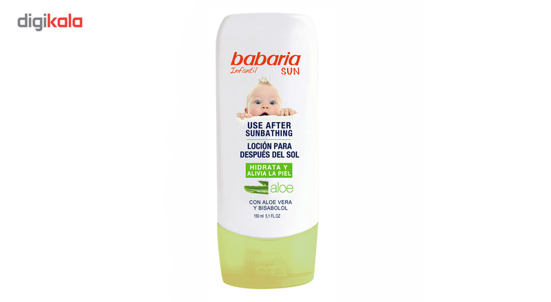 لوسیون افترسان کودک باباریا مدل ضدالتهاب و سوختگی حجم 150 میلی لیتر