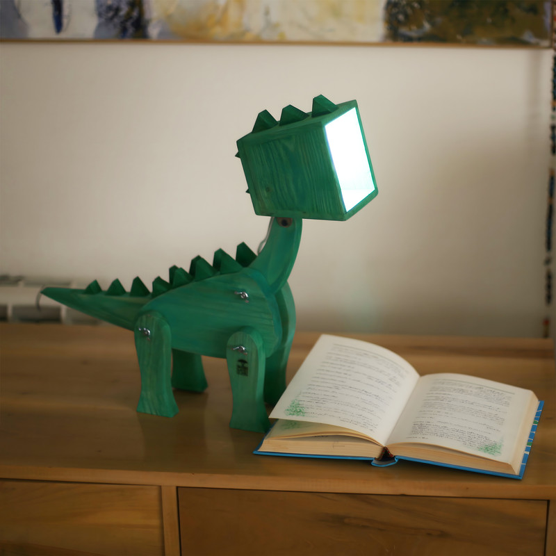 چراغ مطالعه وودلندزون مدل دایناسور