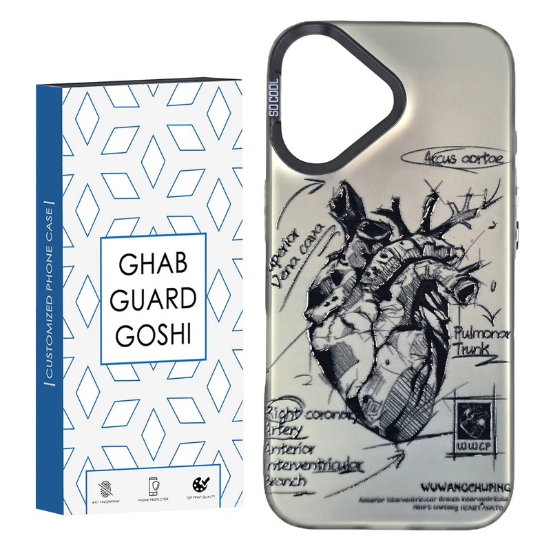    کاور قاب گارد گوشی طرح Socool-haert مناسب برای گوشی موبایل اپل IPHONE 16   