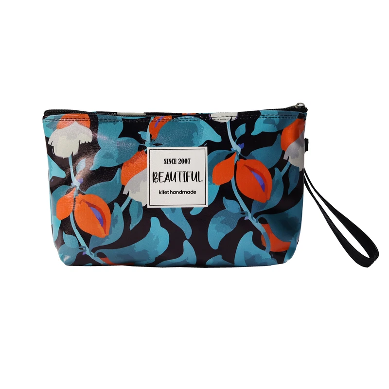 کیف لوازم آرایش زنانه مدل گلدار کد 7