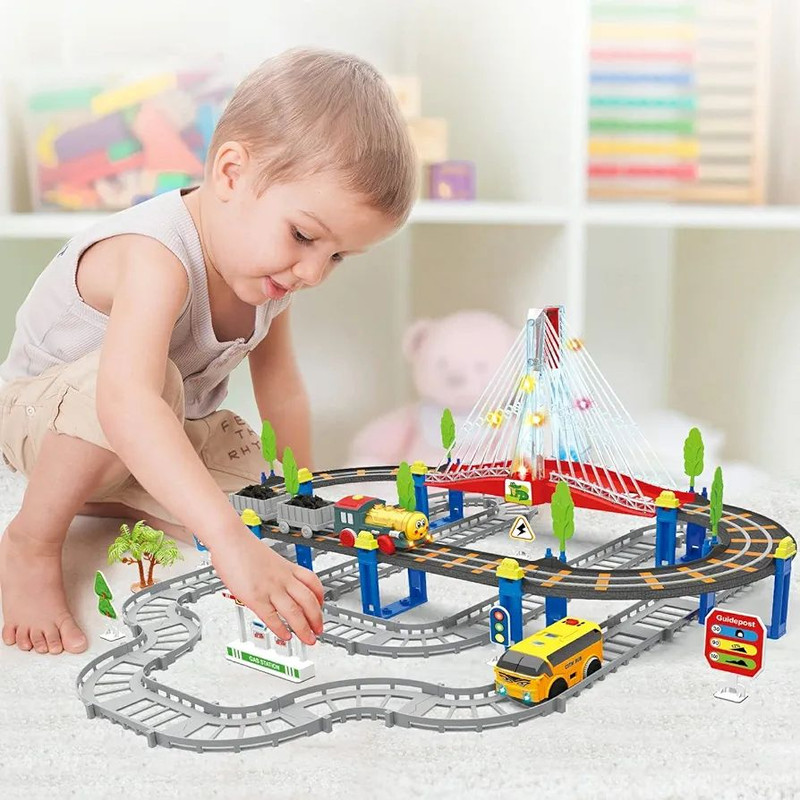 قطار بازی مدل پل معلق کد P852