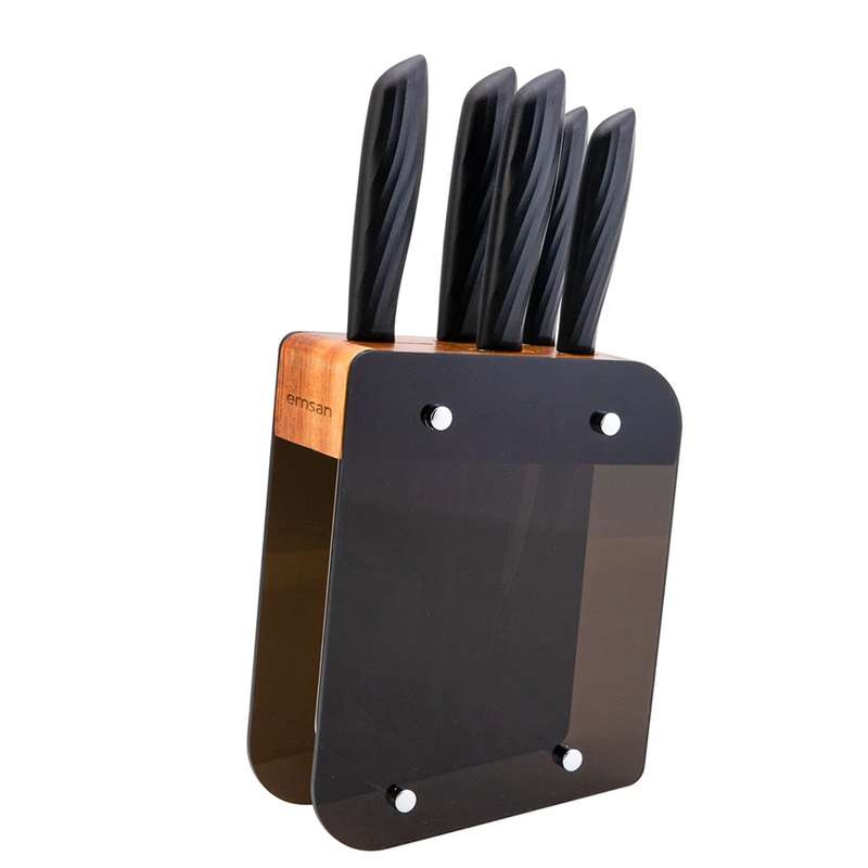سرویس چاقو آشپزخانه 6 پارچه امسان مدل Kumsal