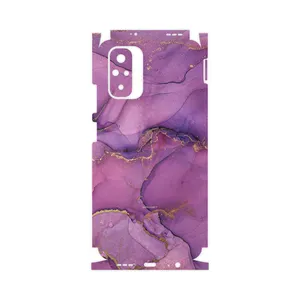 MAHOOT Purple Marble-FullSkin Cover Sticker for Xiaomi Redmi Note 10