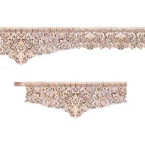 کتیبه پرده گل رز استخوانی تاجدار(3متر و80سانت)