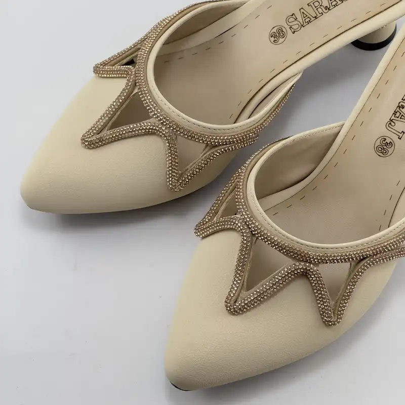 صندل زنانه مدل نگینی