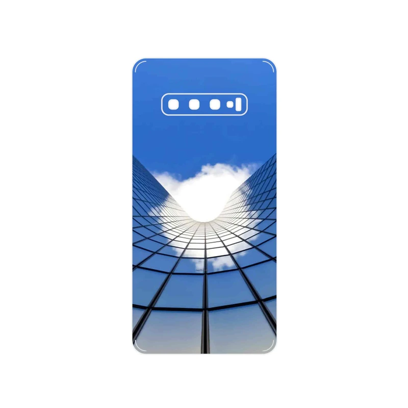 برچسب پوششی ماهوت مدل Glass skyscraper مناسب برای گوشی موبایل سامسونگ Galaxy S10 Plus