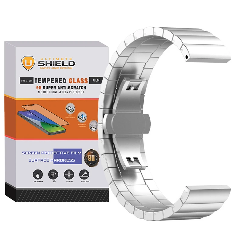 بند آلتیمیت شیلد مدل UL-Swatch-Link-TW مناسب برای ساعت هوشمند گلوریمی M1 Pro / GS1 Pro / Calling Watch M2