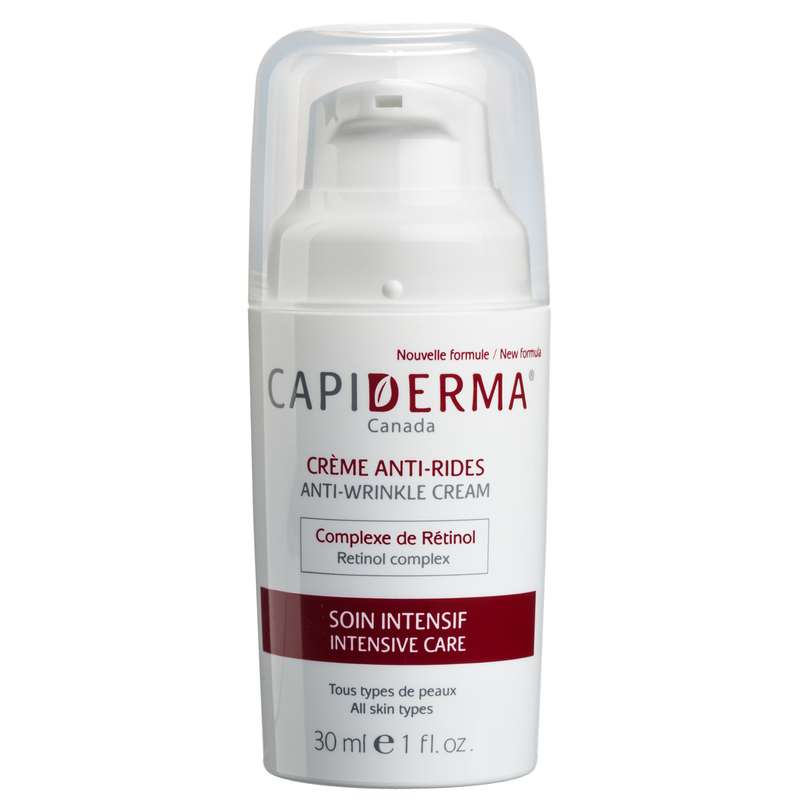 کرم ضد چروک قوی حاوی رتینول کپیدرما مدل Anti-wrinkle حجم 30 میلی لیتر