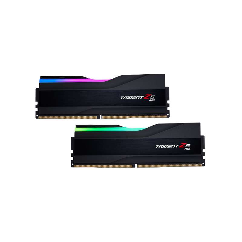 رم دسکتاپ DDR5 دو کاناله 5600 مگاهرتز CL40 جی اسکیل مدل TRIDENT Z5 RGB ظرفیت 32 گیگابایت