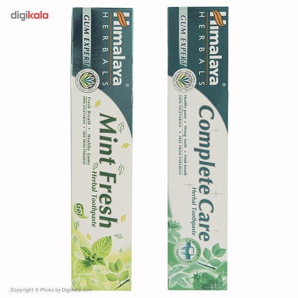 ست خمیر دندان گیاهی هیمالیا مدل Complete Care و Mint Fresh حجم 75 میلی لیتر main 1 4