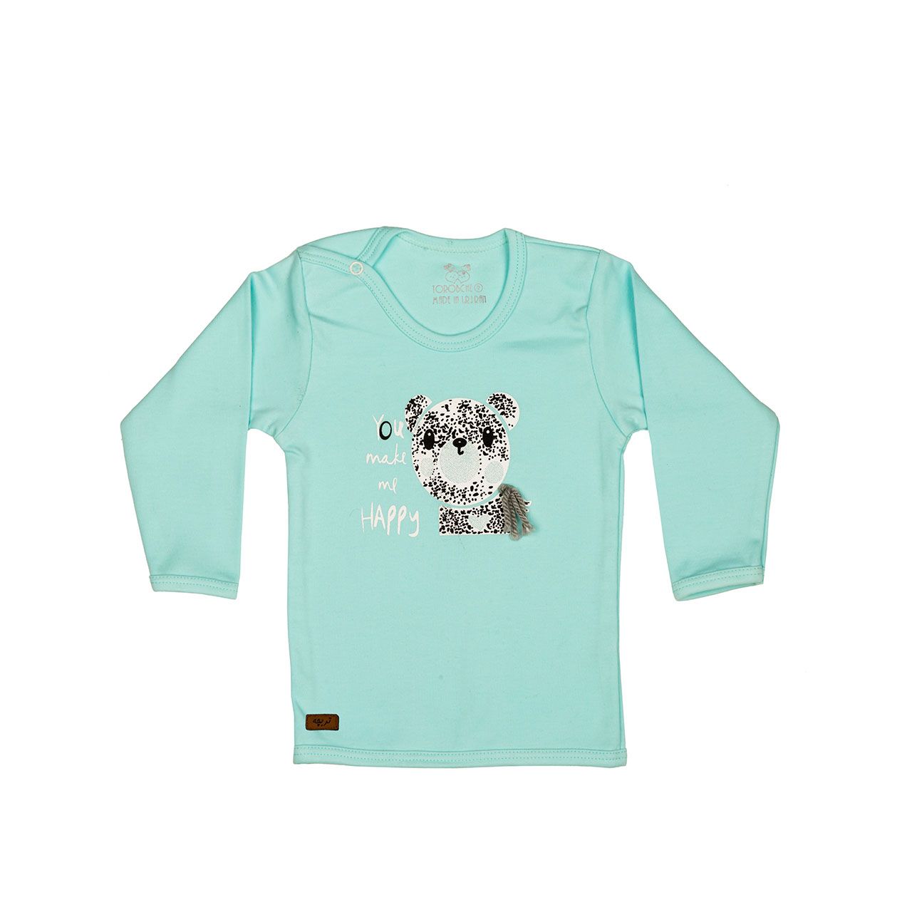 تی شرت آستین بلند نوزادی تربچه مدل خرس -  - 1