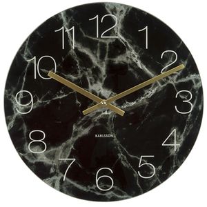 نقد و بررسی ساعت دیواری کارلسون مدل Glass Marble توسط خریداران