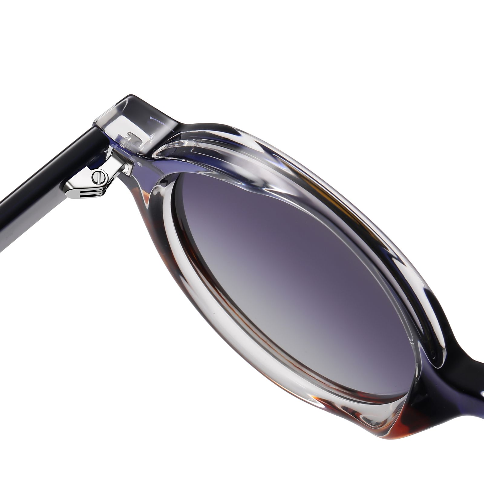 عینک آفتابی گرد پلاریزه آلبرت وگ مدل S31108C4 Acetate Avantgarde Visionary -  - 10