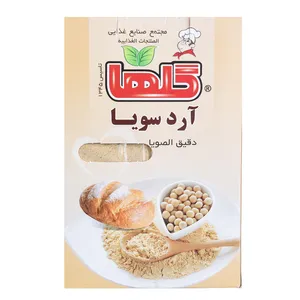آرد سویا گلها مقدار 200 گرم