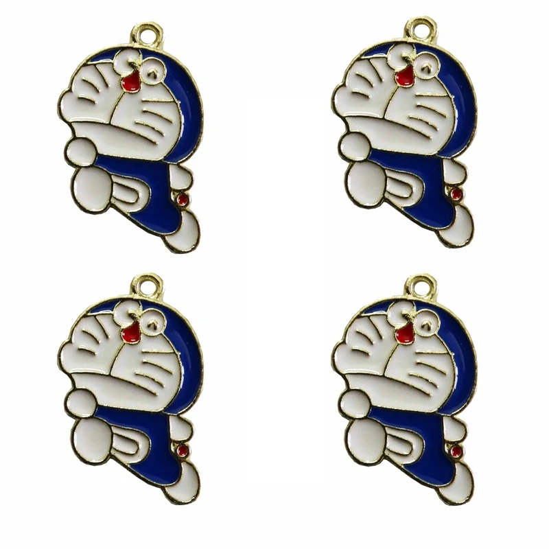 آویز گردنبند دخترانه مدل گربه کد 79 بسته 4 عددی