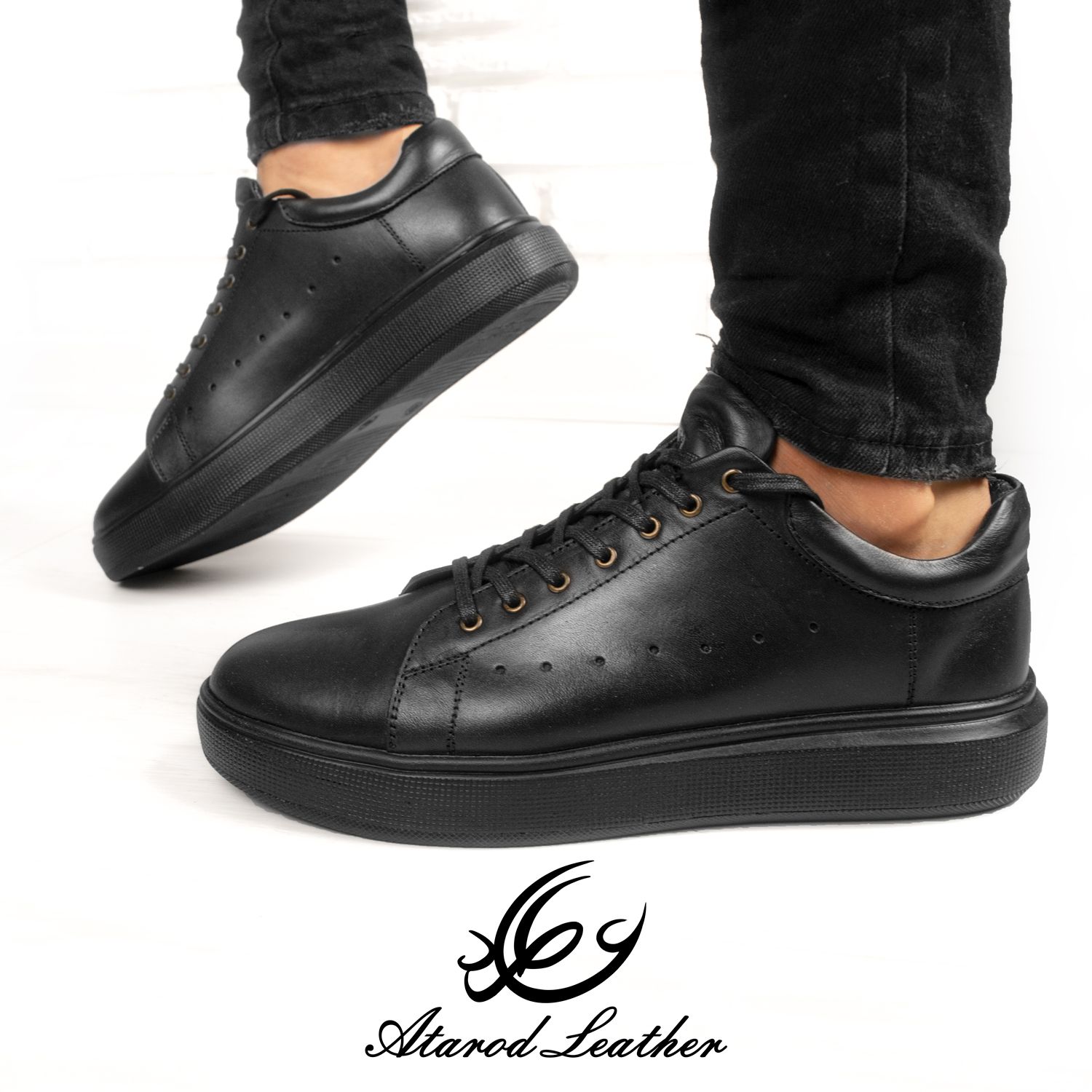 کفش روزمره مردانه چرم عطارد مدل چرم طبیعی کد SH60 -  - 17