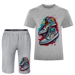 ست تی شرت و شلوارک مردانه مدل A22