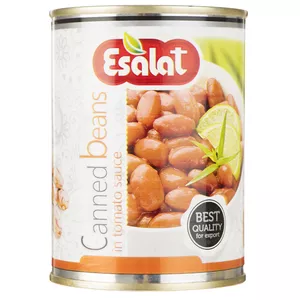 کنسرو لوبیا چیتی در سس گوجه فرنگی اصالت - 380 گرم