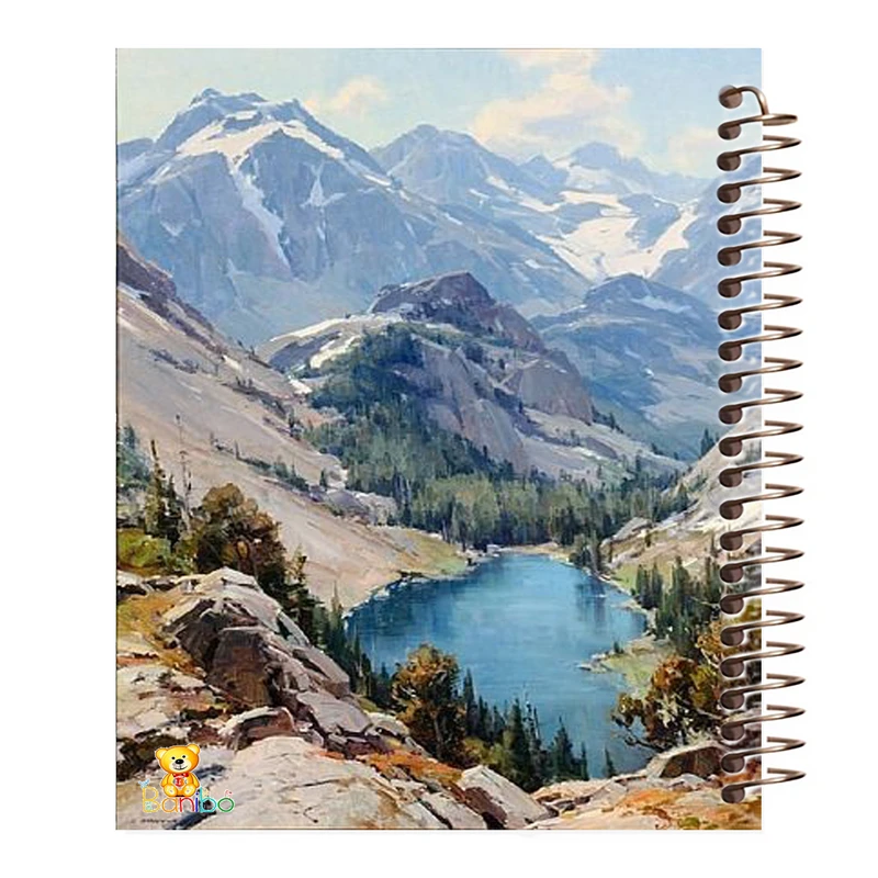 دفتر مشق 100 برگ بانیبو طرح کوه کد 263