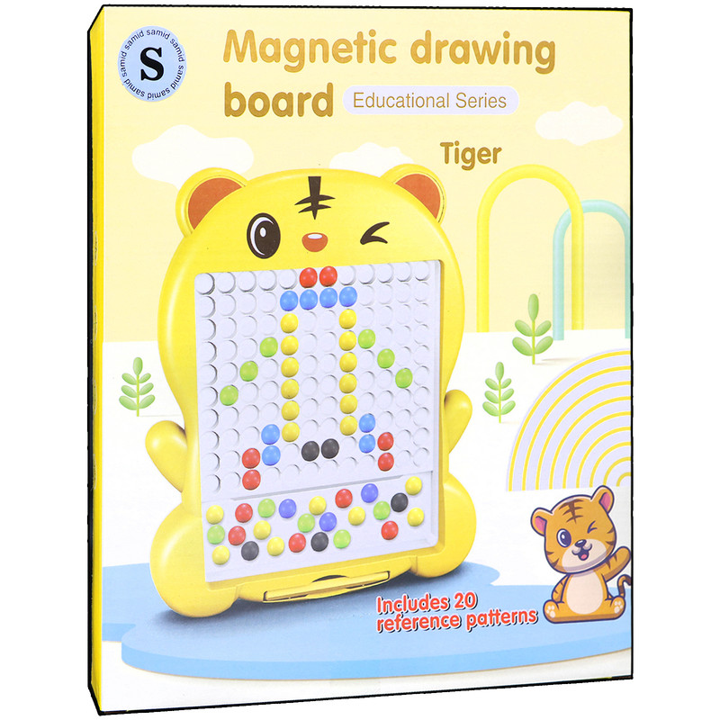 بازی آموزشی سمید مدل تخته نقاشی مغناطیسی طرح ببر