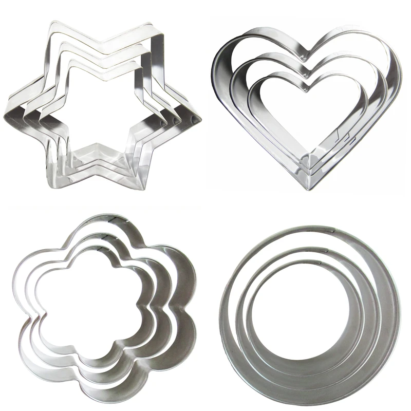 کاتر شیرینی پزی مدل Cookie Cutter بسته 12 عددی
