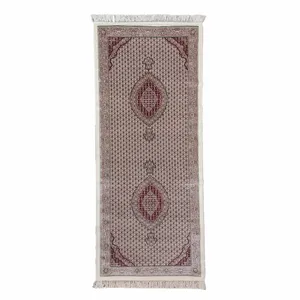 فرش ماشینی طرح یاقوت کد 242-2 زمینه کرمی