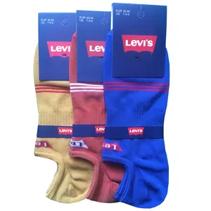 جوراب مردانه مدل مچی طرح زیر قوزکی کد LV-401810-543 بسته 3 عددی 