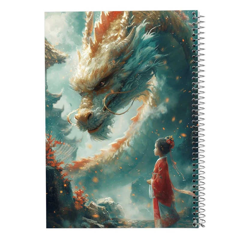 دفتر لیست خرید 50 برگ مدوپد مدل اژدها کد DF16636